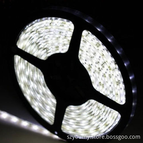 SMD 5050 12V DC Non-waterproof Pure White 300LED Flexible StripNew